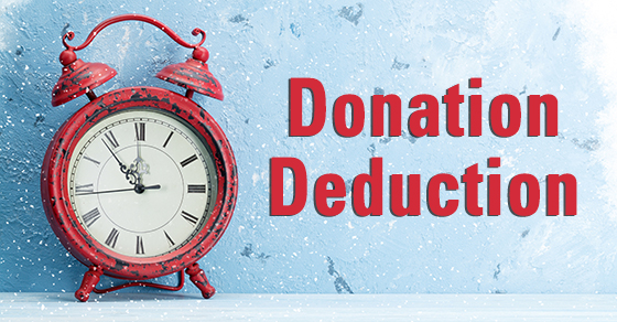 Check deductibility before making year-end charitable gift
