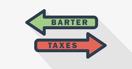 Bartering: A taxable transaction= No cash exchanged