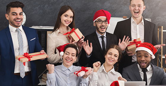 How can holiday parties and gifts provide tax breaks