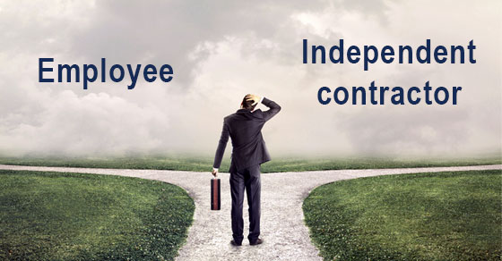 Classification of  independent contractors