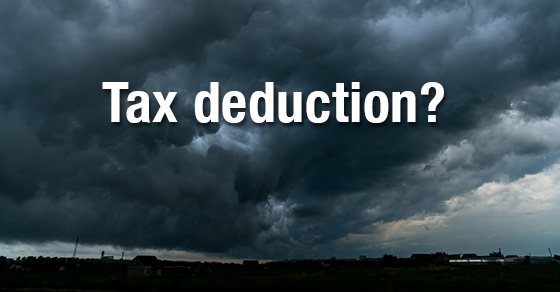 claiming a casualty loss tax deduction in certian situations