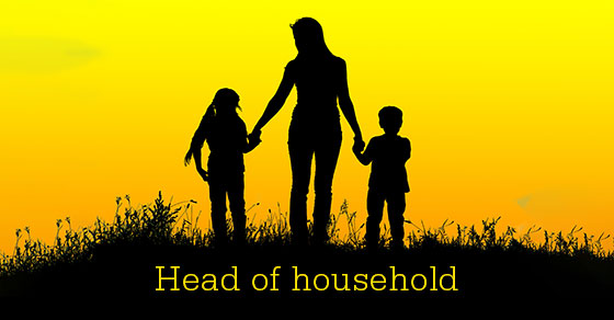 Some taxpayers qualify for more favorable “head of household” tax filing status