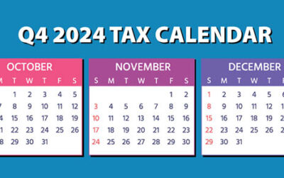 2024 Q4 tax calendar: Key deadlines for businesses and other employers